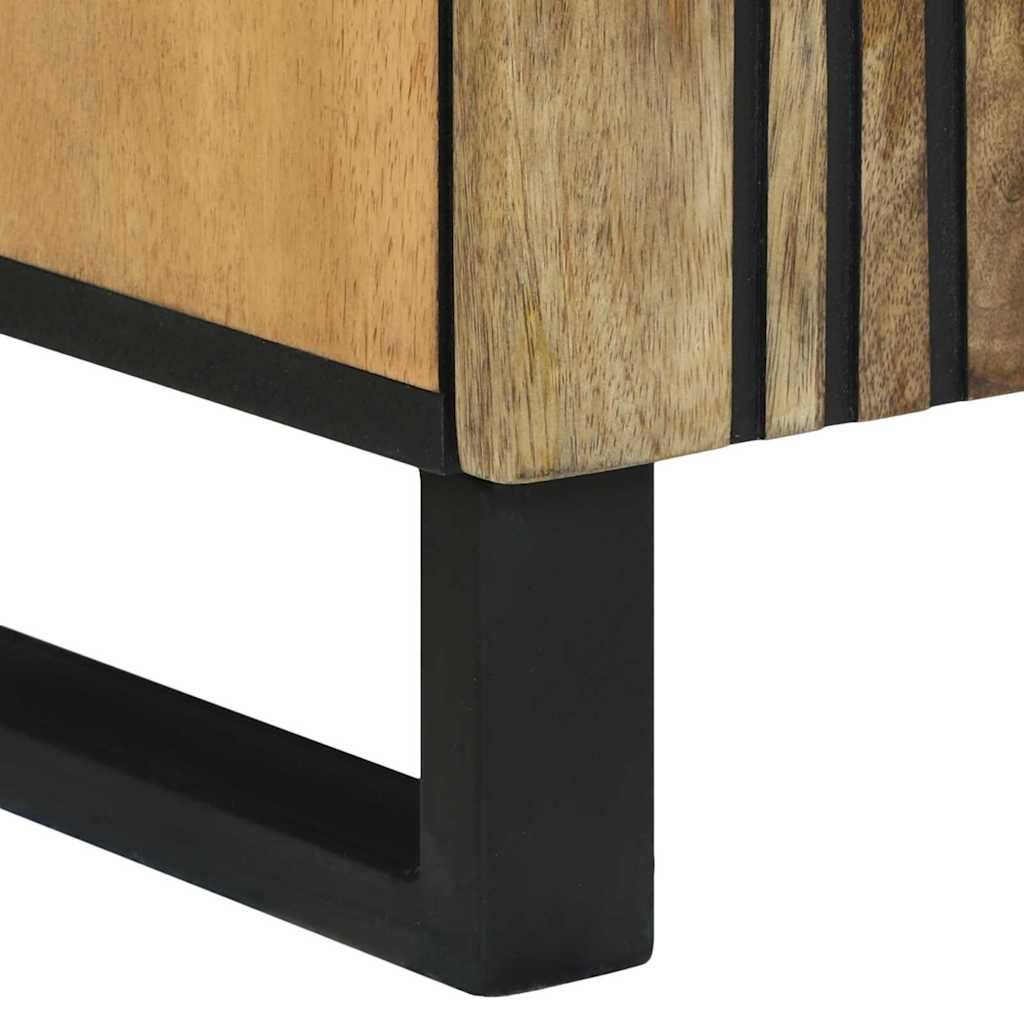 Badkamermeubelset met lade met plank met opslag met de deur 3 pcs Bruin Medium Massief hout