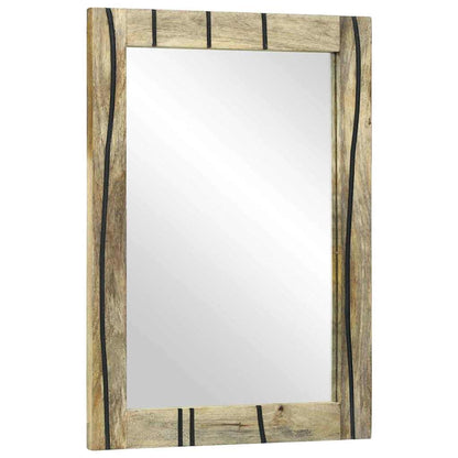 Badkamermeubelset met lade 4 pcs Bruin Large Massief acaciahout