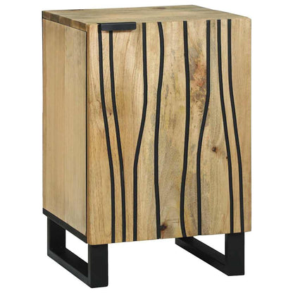 Badkamermeubelset met lade 4 pcs Bruin Large Massief acaciahout