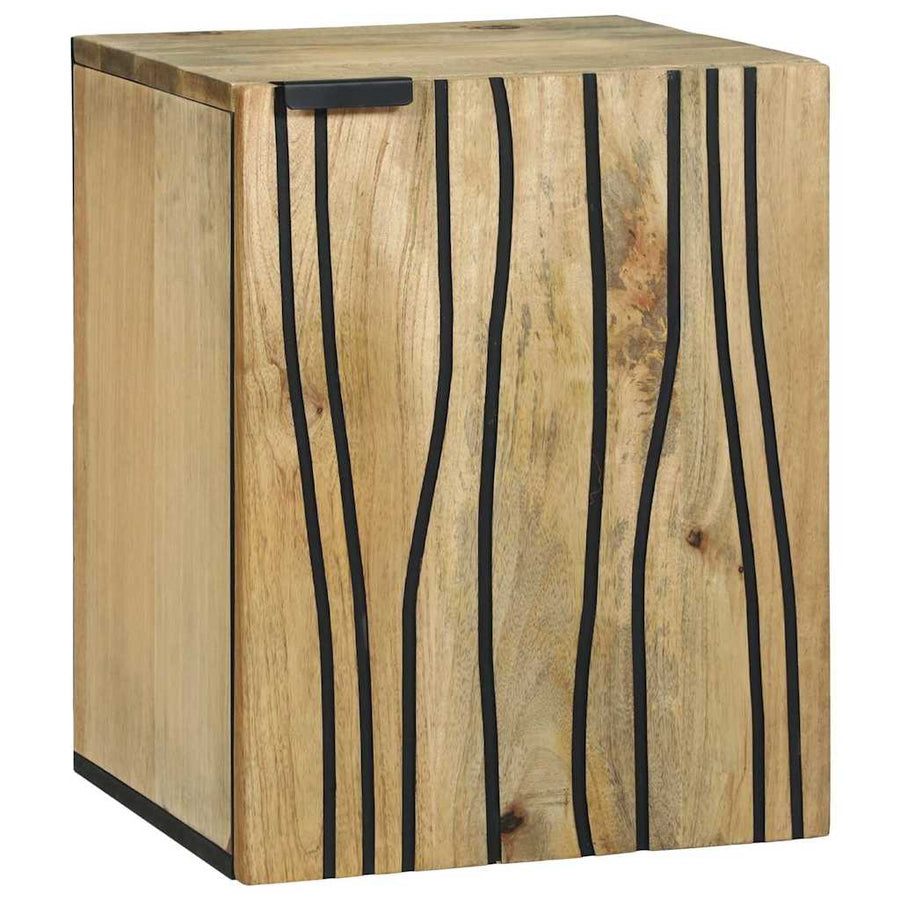 Badkamermeubelset 5 pcs Bruin Medium Massief Ruw Mango hout
