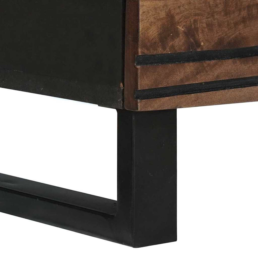 Dressoirs met lade met opslag 2 pcs Bruin Medium Massief hout