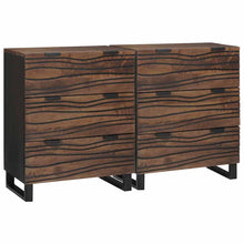 Dressoirs met lade met opslag 2 pcs Bruin Medium Massief hout