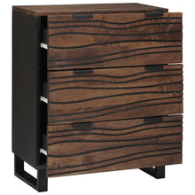 Dressoirs met lade met opslag 2 pcs Bruin Medium Massief hout