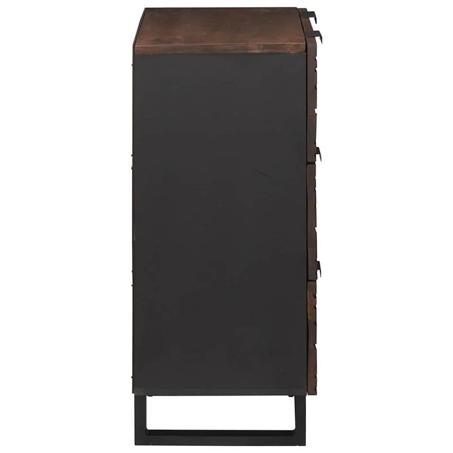 Dressoirs met lade met opslag 2 pcs Bruin Medium Massief hout