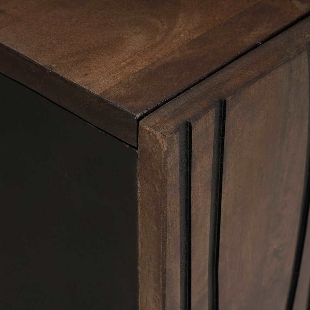 Badkamermeubelset met lade met plank met opslag met de deur 3 pcs Bruin Large