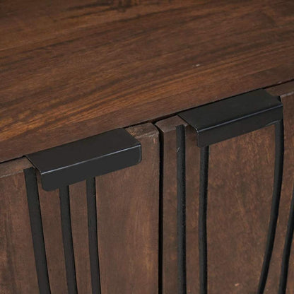 Badkamermeubelset met lade met plank met opslag met de deur 3 pcs Bruin Large