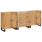 Dressoir massief mango hout bruin 180x33x75 cm