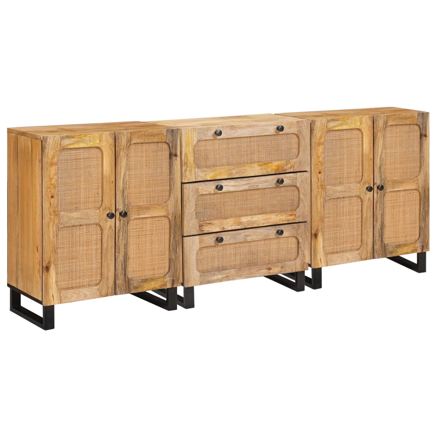 Dressoir Bruin Massief Mango Hout