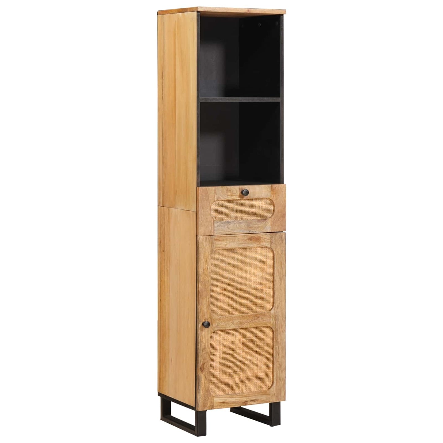 Badkamer Sets Met Lade Met Plank Naturel Massief Mango Hout