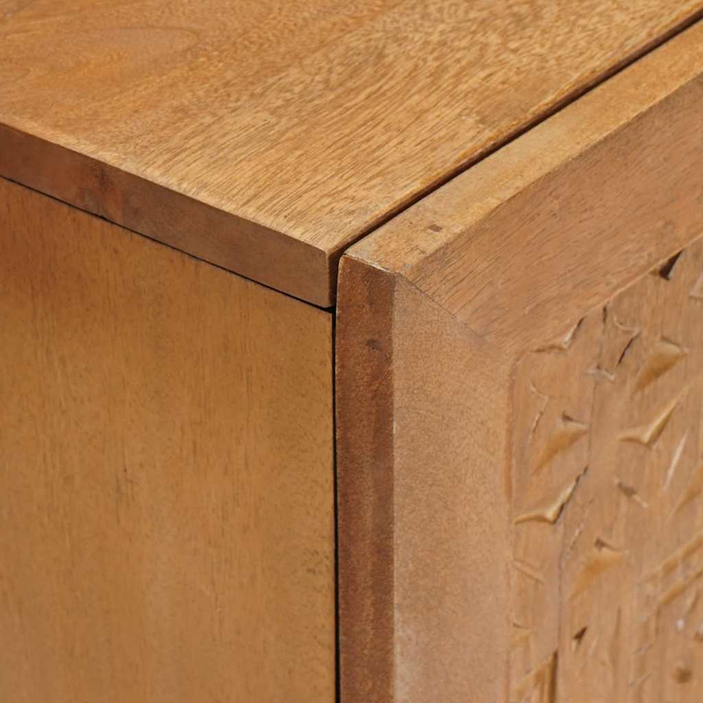Badkamermeubelset met plank met opslag 2 pcs Bruin Bewerkt hout