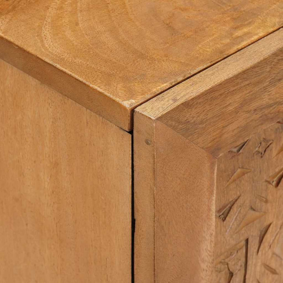 Badkamermeubelset met lade met plank 4 pcs Bruin Bewerkt hout