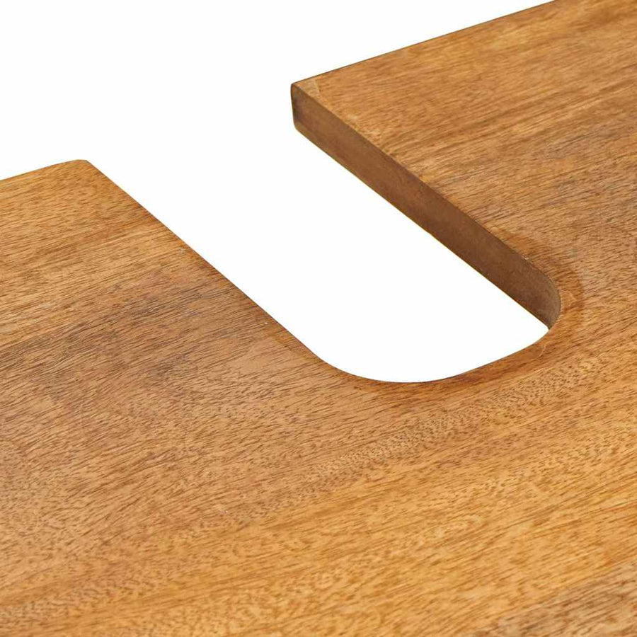 Badkamermeubelset met lade met plank 4 pcs Bruin Bewerkt hout