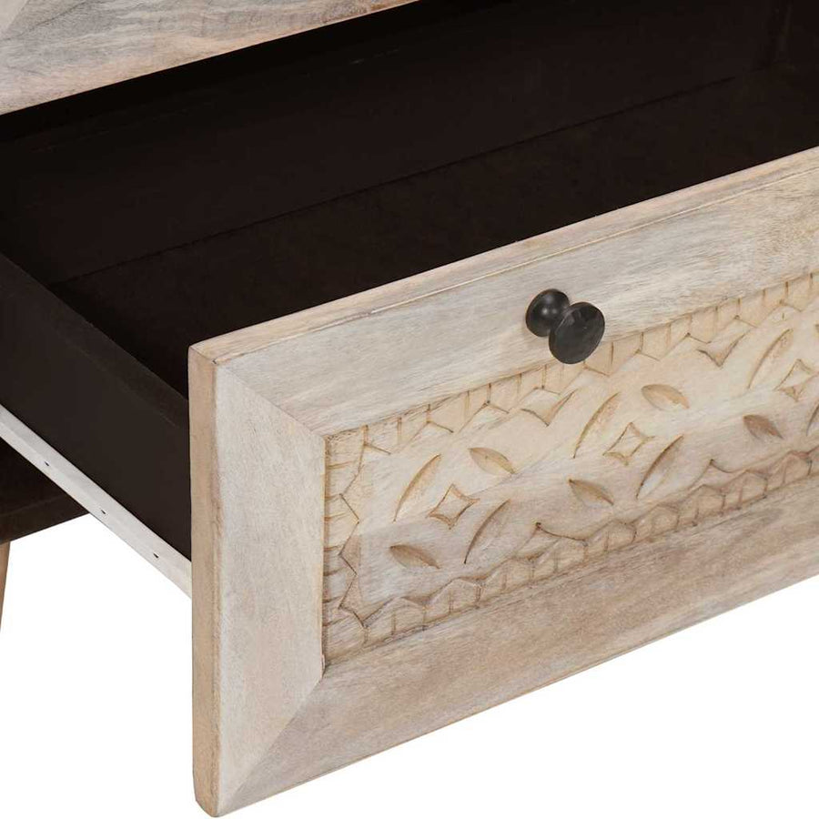 Dressoir 3 Pcs 60 X 33 X 75 Cm Massief Mangohout