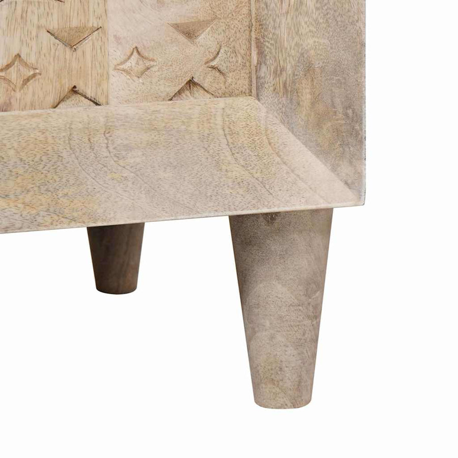 Badkamermeubelset met plank met opslag 2 pcs Wit Bewerkt hout