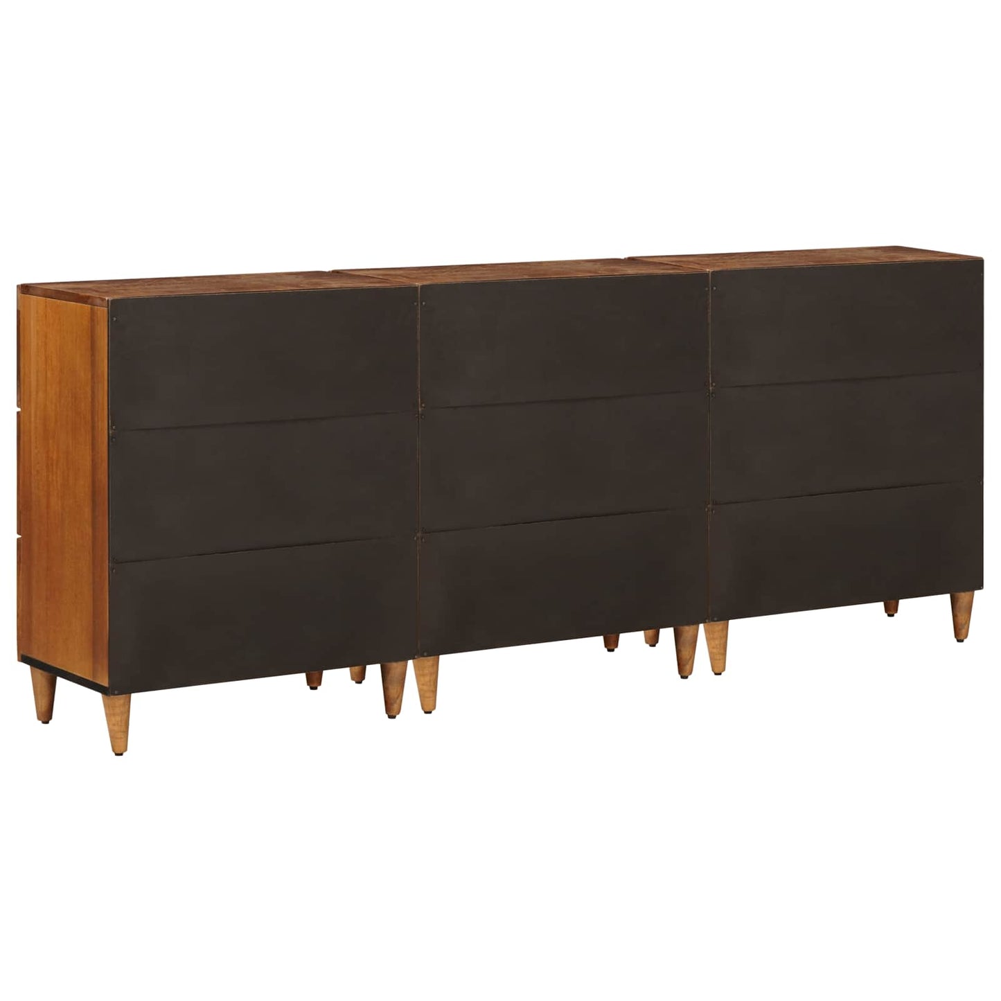 Dressoir 3 Pcs Massief Mango Hout