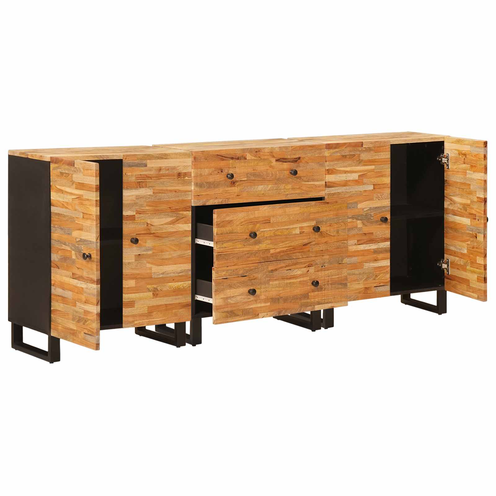 Dressoir Bruin Massief Mango Hout