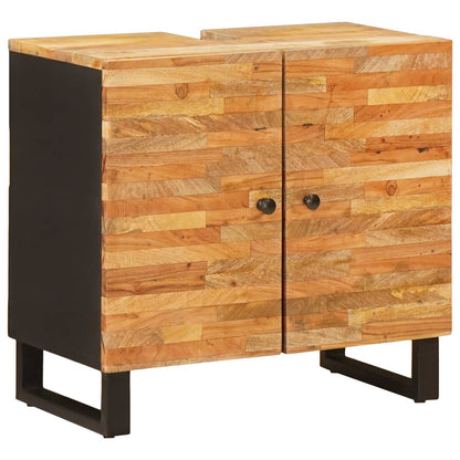Badkamer Sets Met Opslag Met De Deur Naturel Massief Mango Hout