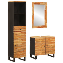 Badkamer Sets Met Lade Met Plank Naturel Massief Mango Hout