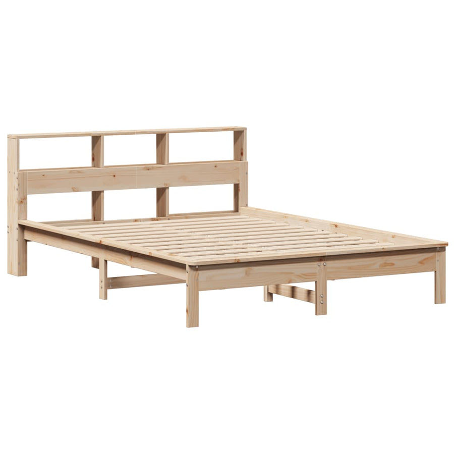 Bedframe zonder matras massief grenenhout 140x200 cm