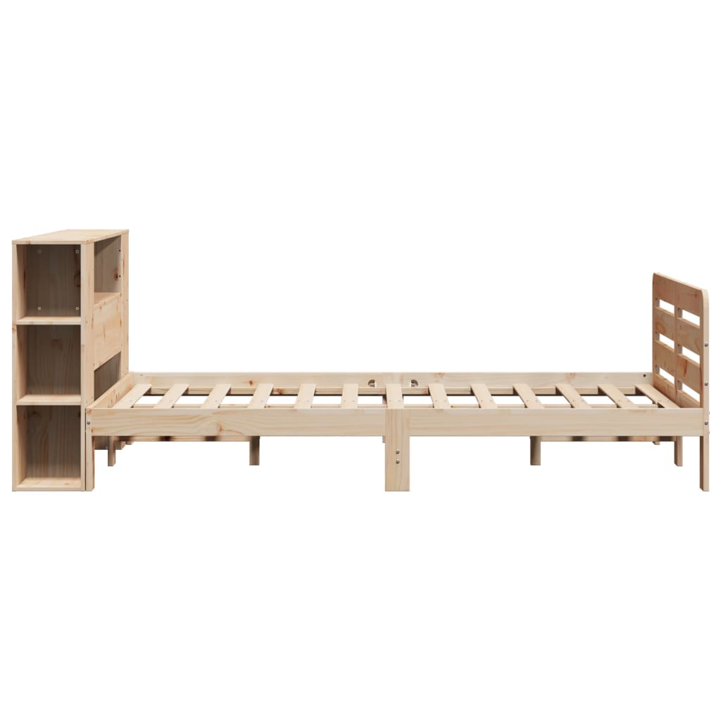Bedframe zonder matras massief grenenhout 160x200 cm