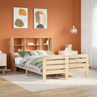 Bedframe zonder matras massief grenenhout 160x200 cm