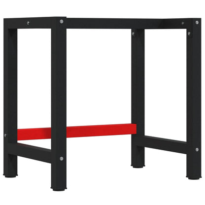 Werkbank rechthoekig 100x60x81,5 cm massief eikenhout