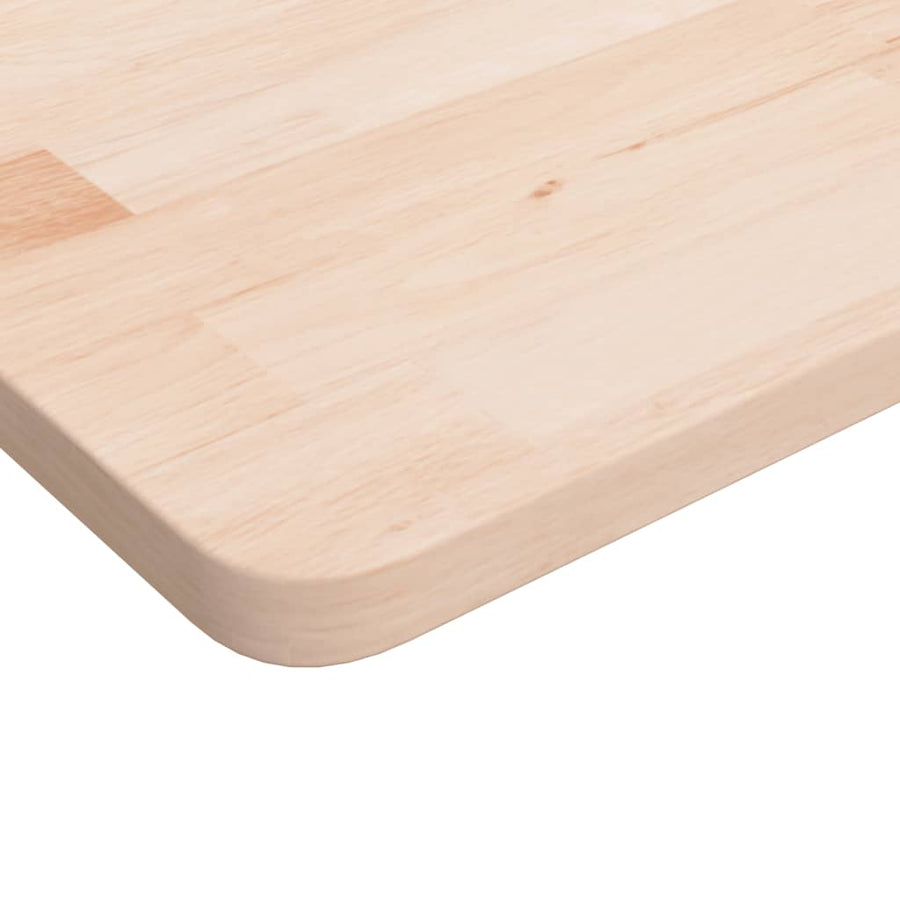 Werkbank rechthoekig 100x60x81,5 cm massief eikenhout