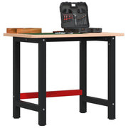 Werkbank 100x60x81,5 cm massief beukenhout