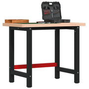 Werkbank 100x60x83 cm massief beukenhout