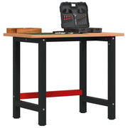 Werkbank 100x60x81,5 cm massief beukenhout