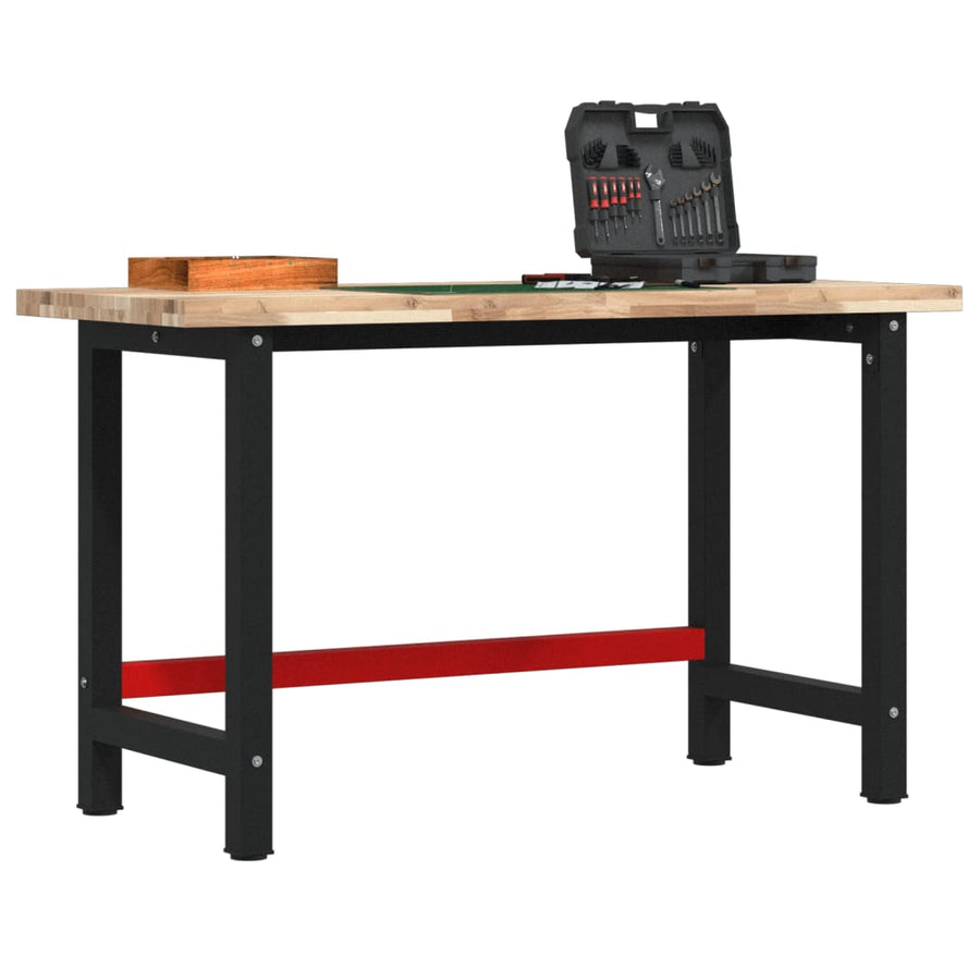 Werkbank Rechthoekig Massief Acaciahout 140 x 60 x 83 cm