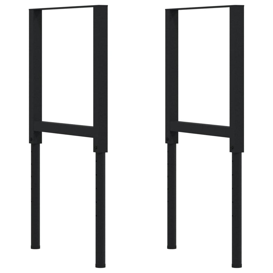 Werkbank rechthoekig 100x60x(71,5-98) cm massief beukenhout