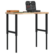 Werkbank 100x60x73-99,5 cm massief acaciahout