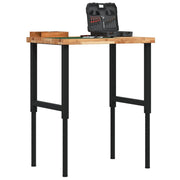 Werkbank 80x60x73-99,5 cm massief acaciahout