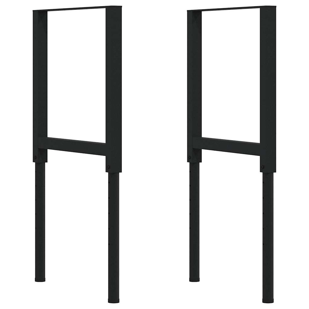 Werkbank 100x60x(71,5-98) cm eikenhout lichtbruin