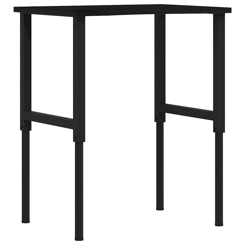 Werkbank 80x60x(71,5-98) cm eikenhout donkerbruin