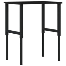 Werkbank 80x60x(71,5-98) cm eikenhout donkerbruin