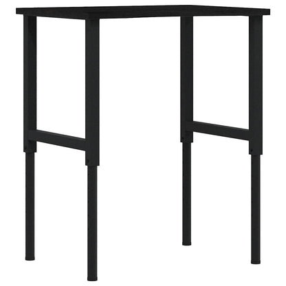 Werkbank 80x60x(71,5-98) cm eikenhout donkerbruin