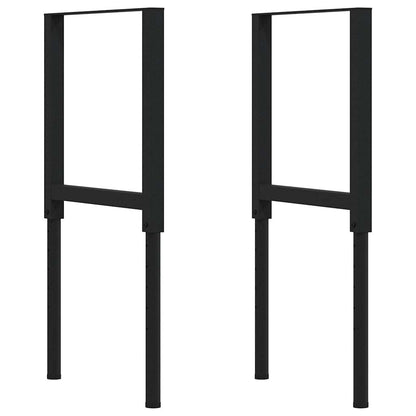 Werkbank 80x60x(71,5-98) cm eikenhout donkerbruin