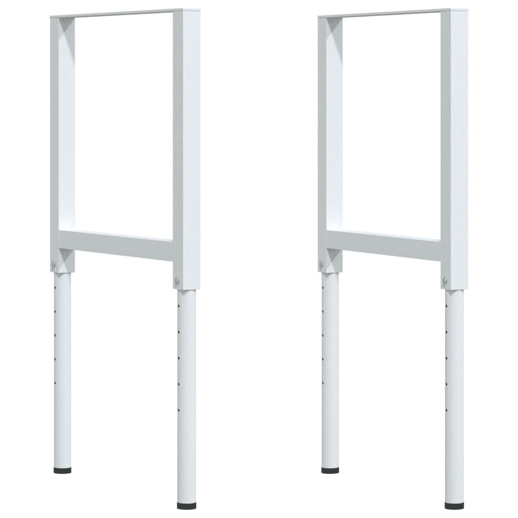 Werkbank rechthoek 100x60x(71,5-98) cm eikenhout lichtbruin