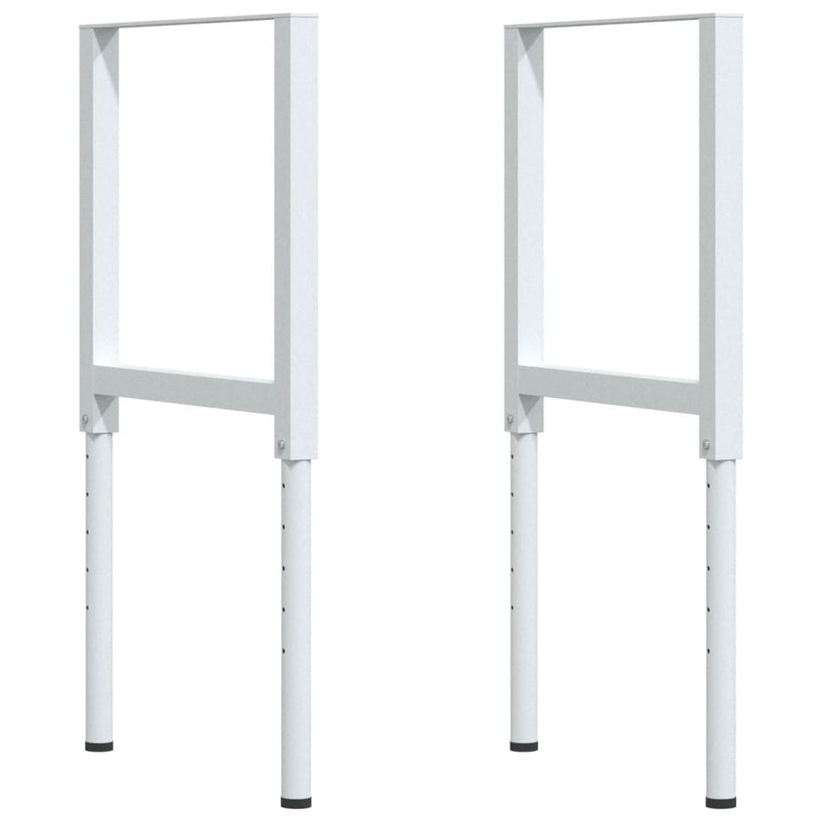 Werkbank rechthoekig 100x60x(73-99,5) cm massief acaciahout