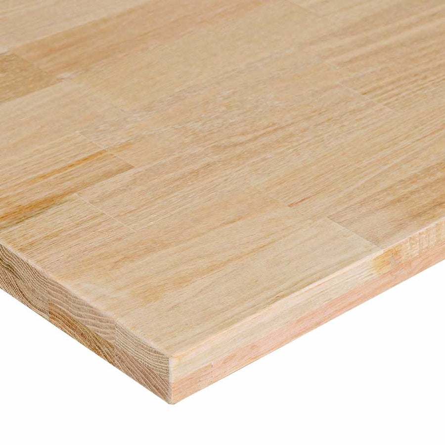 Werkbank 80x60x(71,5-98) cm massief eikenhout