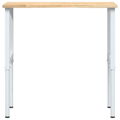 Werkbank 100x60x(71,5-98) cm massief eikenhout