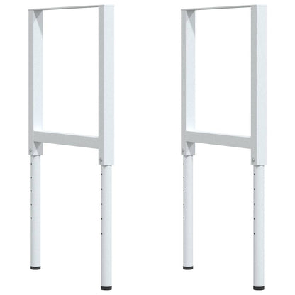 Werkbank 80x60x(71,5-98) cm eikenhout lichtbruin