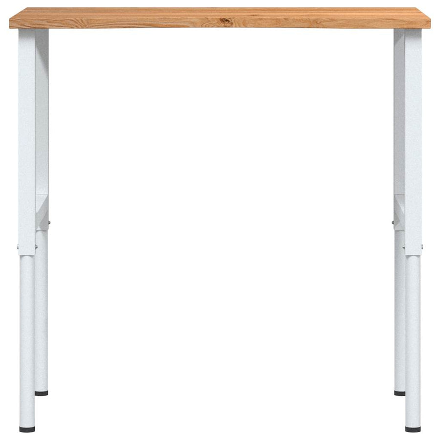 Werkbank 100x60x(71,5-98) cm eikenhout lichtbruin