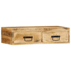 Tv-meubel wandmontage 80x30x19 cm mangohout