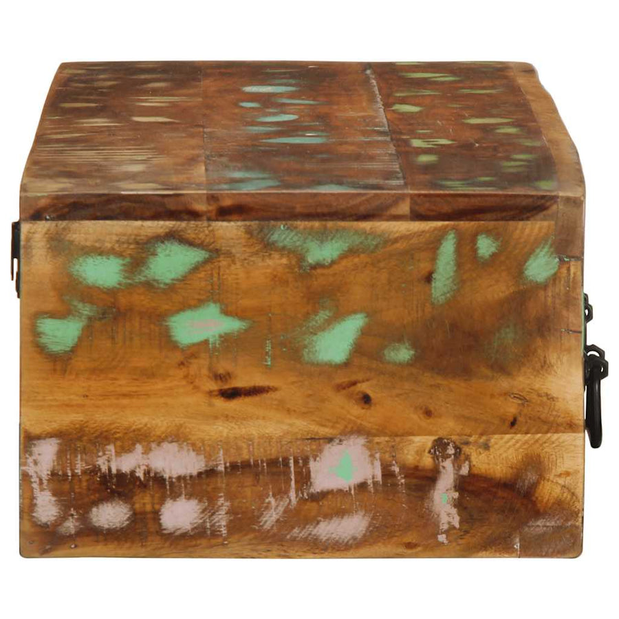 Tv-meubel wandmontage 100x30x19 cm massief gerecycled hout