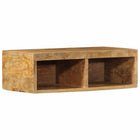 Tv-meubel wandmontage 60x30x19 cm mangohout