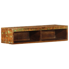 Tv-meubel wandmontage 80x30x19 cm massief gerecycled hout
