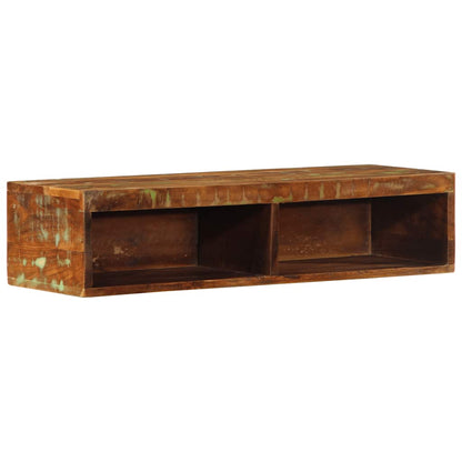 Tv-meubel wandmontage 80x30x19 cm massief gerecycled hout